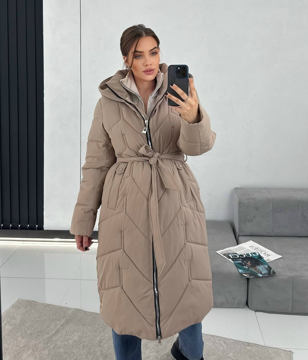 стильные пуховики,пуховик удлиненный,пуховик женский,пуховик зимний женский,пуховик зимний длинный с капюшон