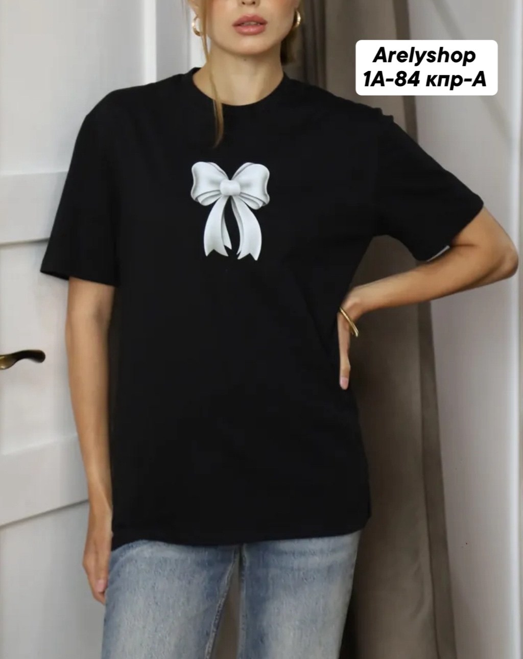 женская футболка,футболки с принтом,футболка с бантиками,футболка,футболки и топы