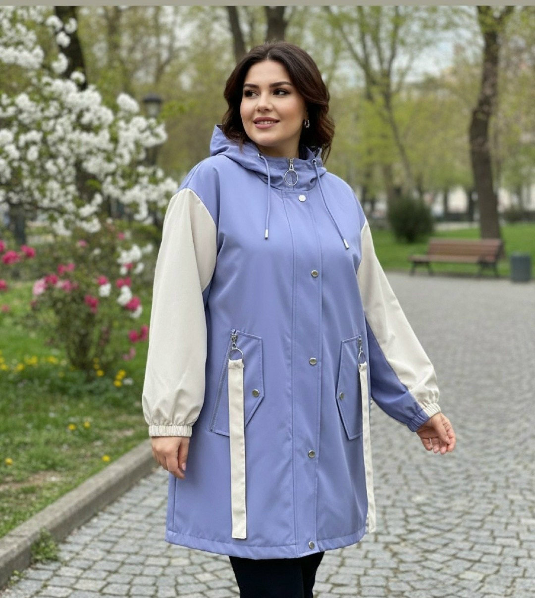 плащ karmelstyle,женский плащ,куртка женская,куртки ,плащ your size городской стиль