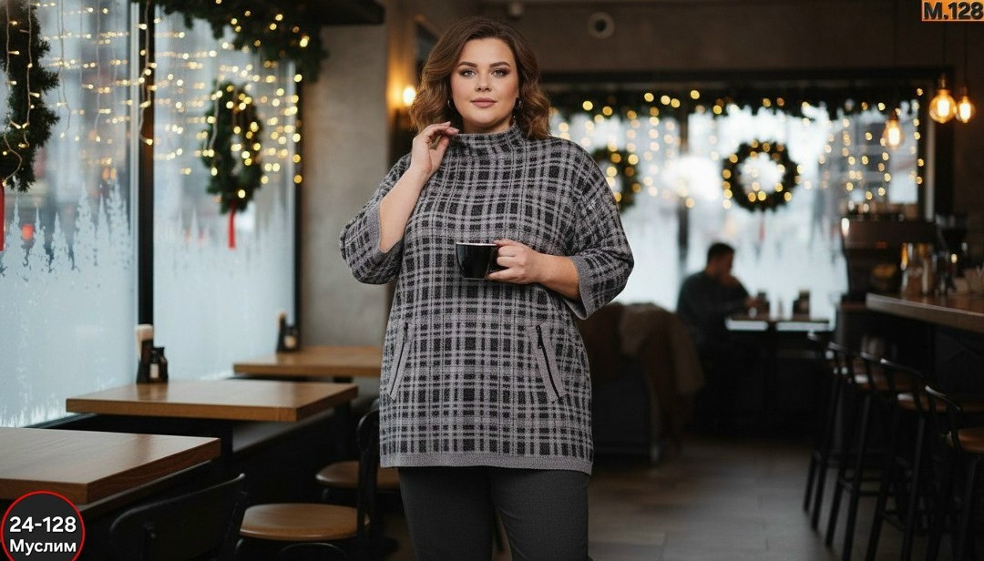 туника теплая большие размеры,женская кофта,туника больших размеров тёплая,туника женская,женская блуза