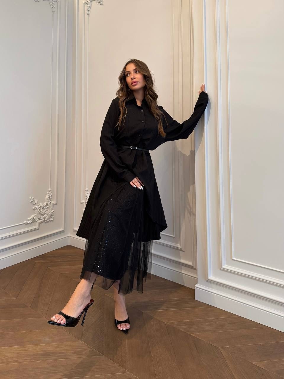 стильное платье,платье с сеткой,платье,шифоновое платье,платье длинное