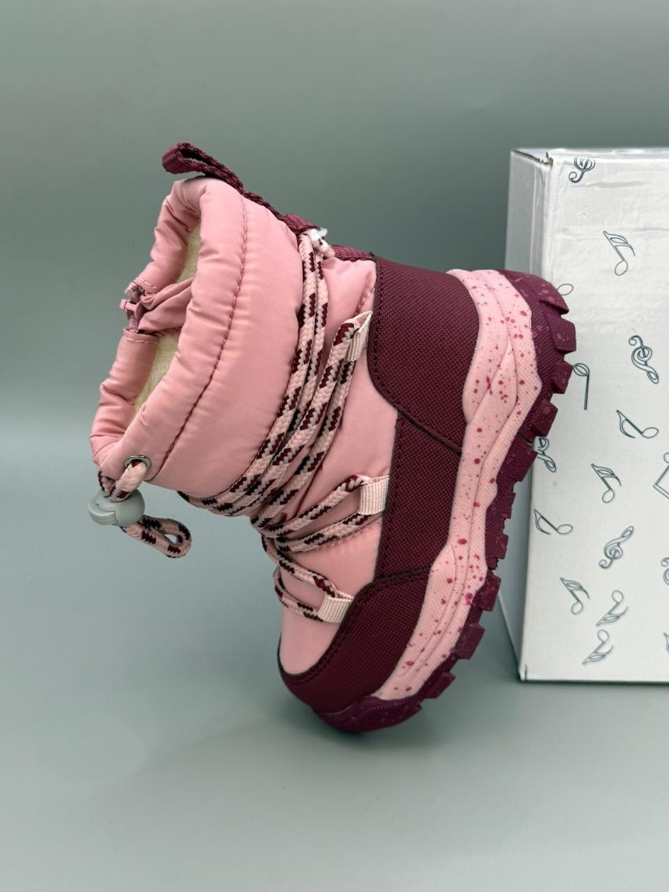 детская зимняя ,дутики зимние детские,зимние сапоги-дутики для девочки tombi розового цвета,зимние сапожки для девочки,детские дутики