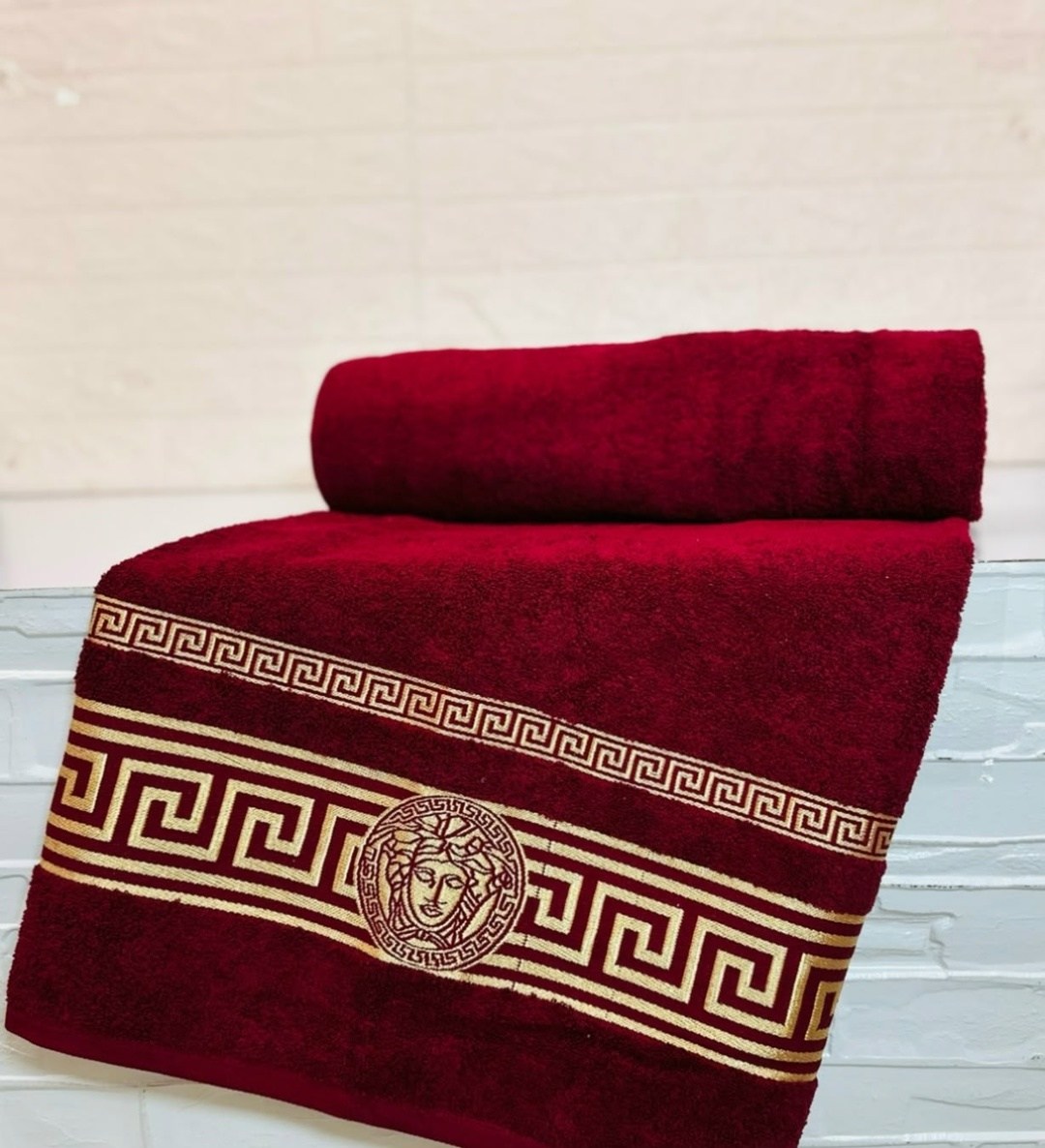 полотенце банное 70х140 версаче,полотенце махровое 70х140 версаче,полотенца махровая,полотенце версаче,полотенце бордовое
