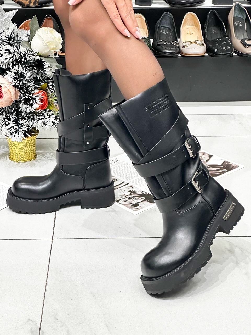 , женская,ботинки,полусапоги,демисезонные ботинки