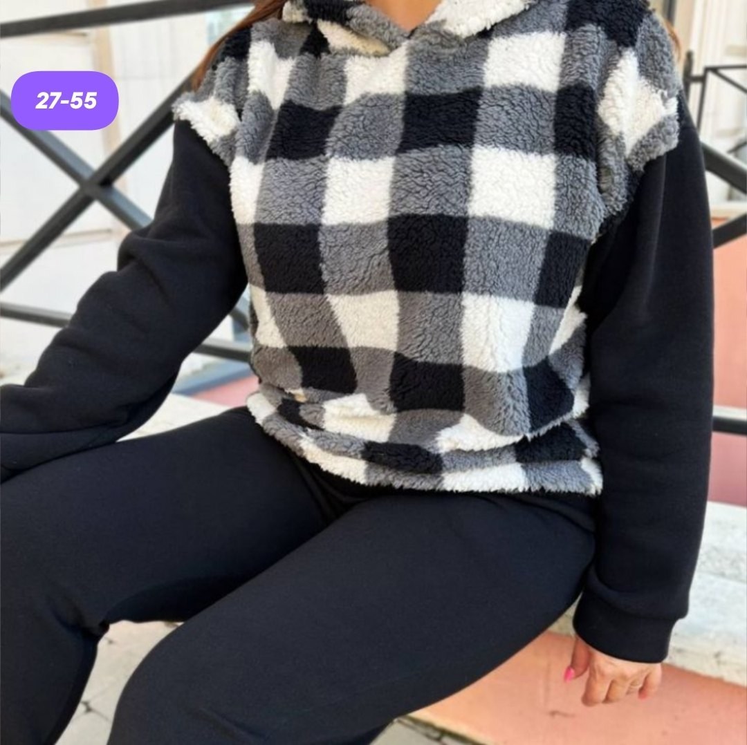 клетчатая кофта,костюм теплый,костюм женский,стильная кофта,кофта женская