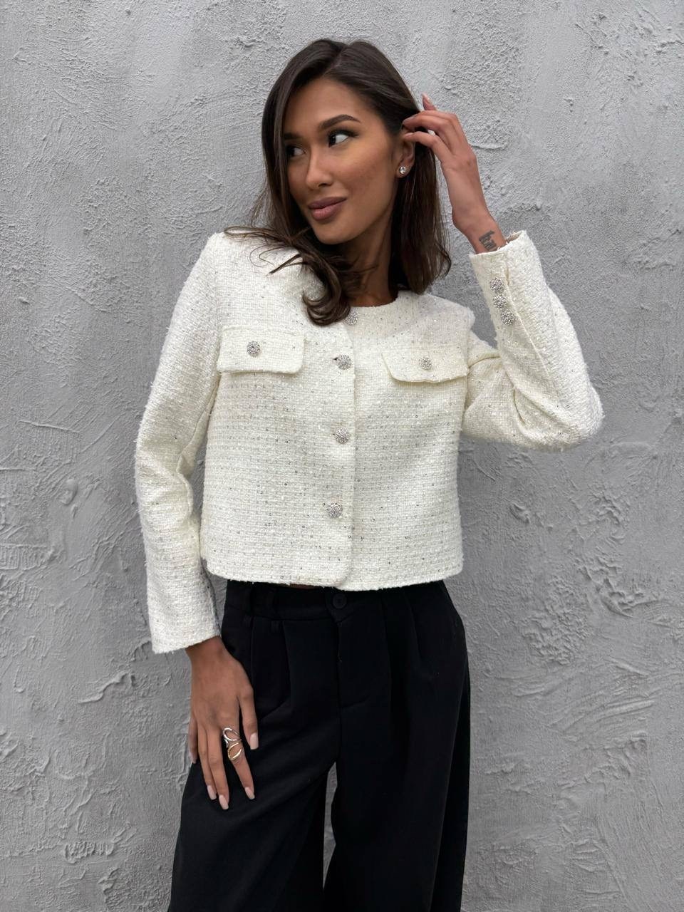 пиджак твидовый укороченный жакет школьный engelbrand,жакет,твидовый жакет,жакет твидовый укороченный пиджак,пиджак жакет твидовый