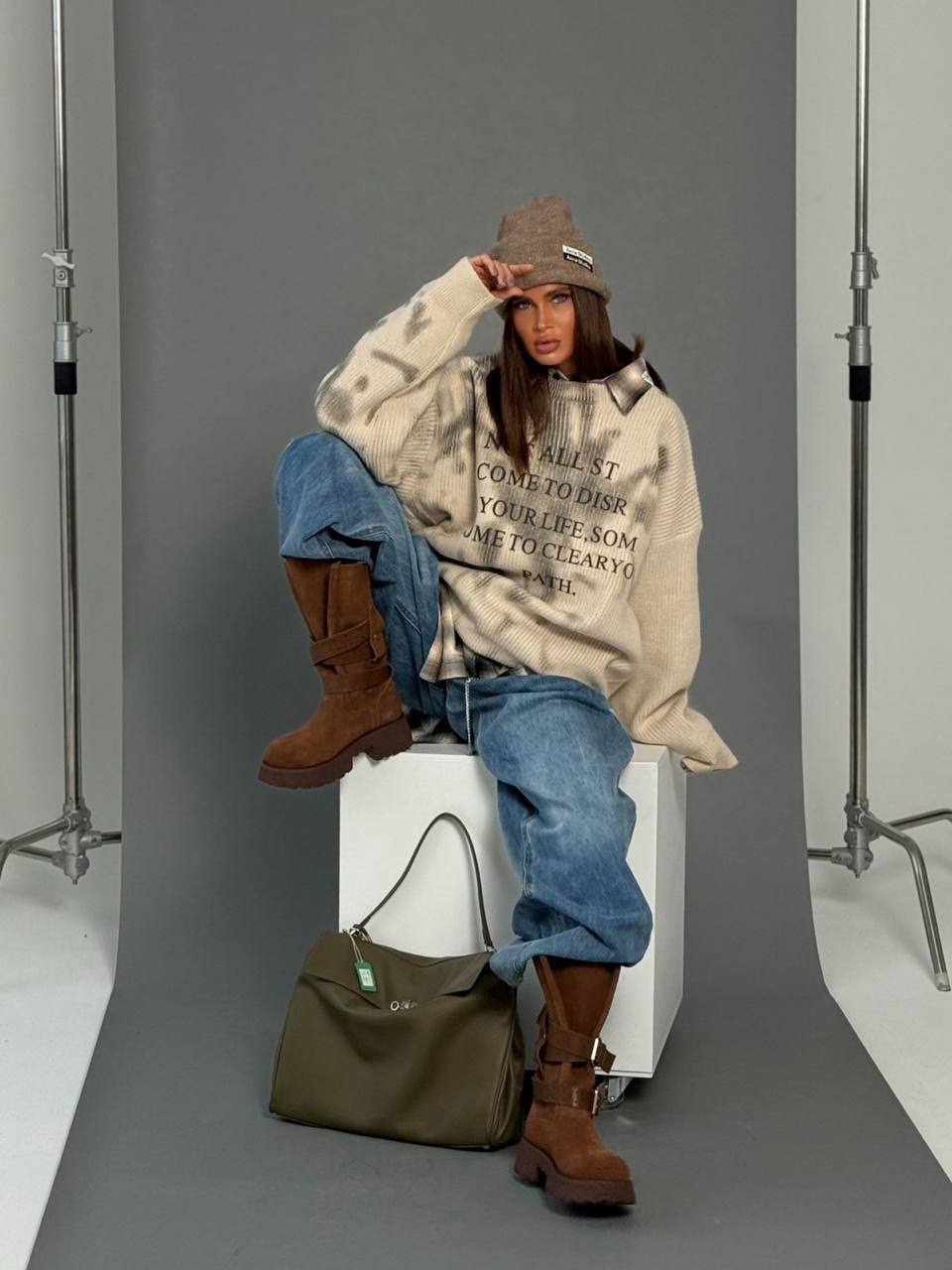 мода стиль,одежда в стиле,зимний стиль одежды,джинсы карго