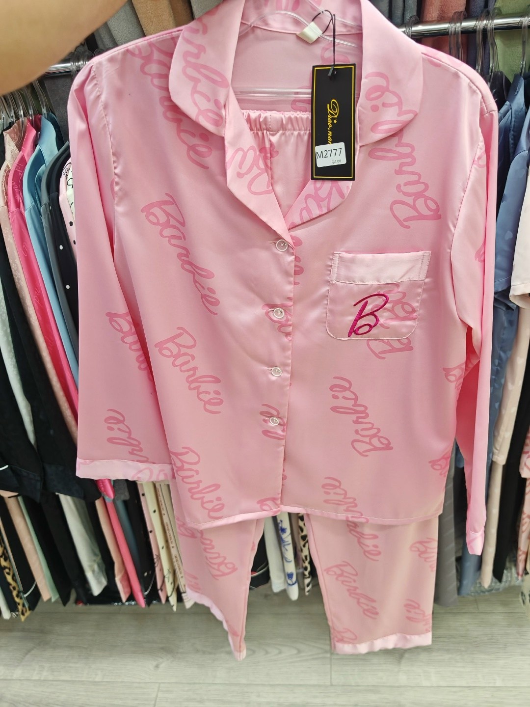 пижама из искусственного шелка,женская пижама с длинным рукавом и принтом,пижама домашняя пижамасс,женский пижамный комплект,пижама женская шелковая