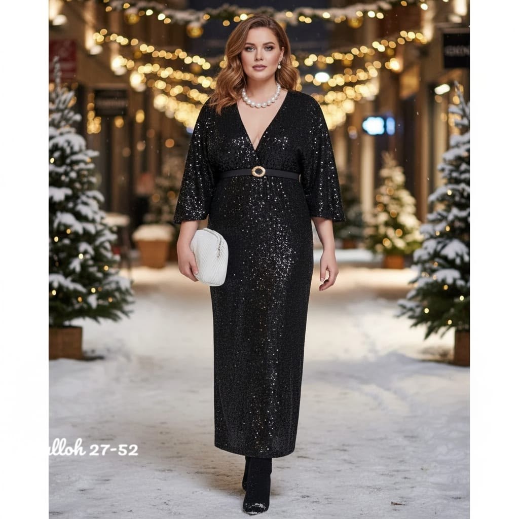 платье на запах вечернее нарядное с пайетками eva davidova,платье на запах вечернее нарядное с пайетками на новый год eva davidova,вечернее платье с пайетками invite 4087 серый размер 50-58,нарядное п