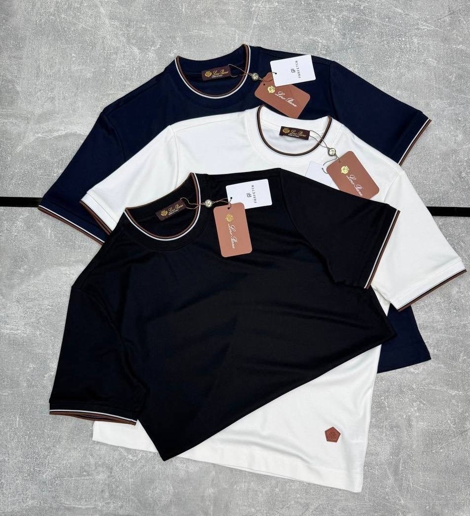 футболка белая мужская,футболка мужская,футболка loro piana,футболка,футболки для мужчин