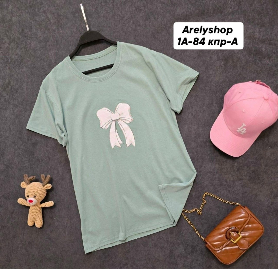 женская футболка,футболки с принтом,футболка с бантиками,футболка,футболки и топы