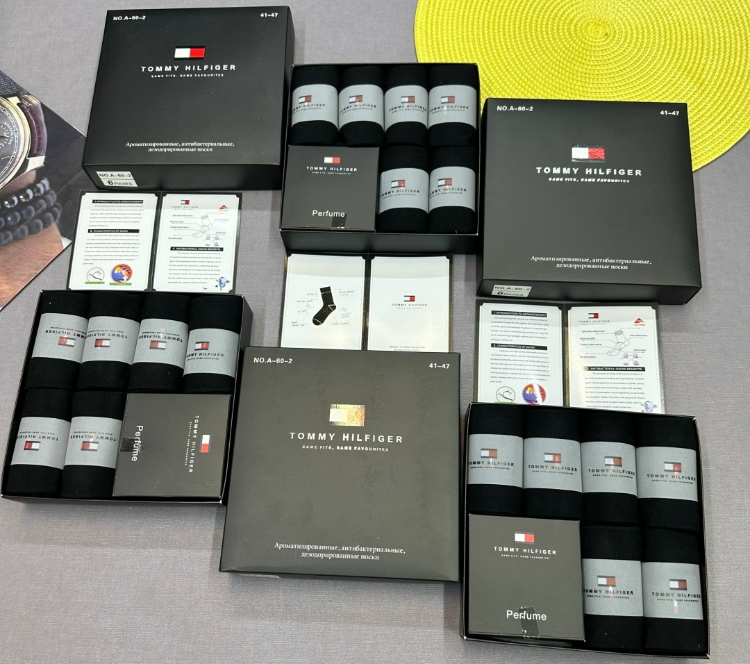 комплект носков tommy hilfiger 6 пар,носки мужские набор в подарочной упаковке 6 шт. tommy hilfiger,набор носки tommy hilfiger в подарочном коробке 6 пар,комплект носков tommy hilfiger,носки мужские t