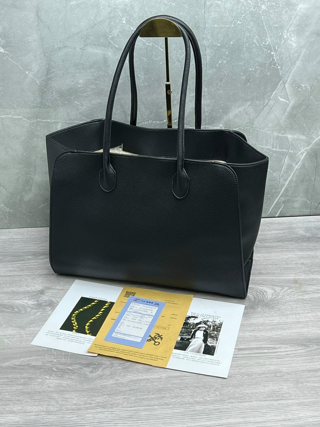 темно-коричневая кожаная сумка the row soft margaux 15,сумка женская,сумка,кожаная сумка,модная сумка