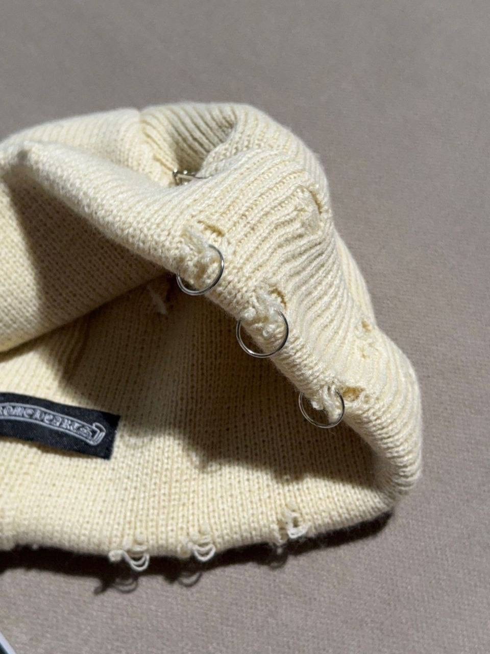 шапка бини,вязаная шапка бини,шапка лакшери рвань,вязаная шапка,рваная шапка