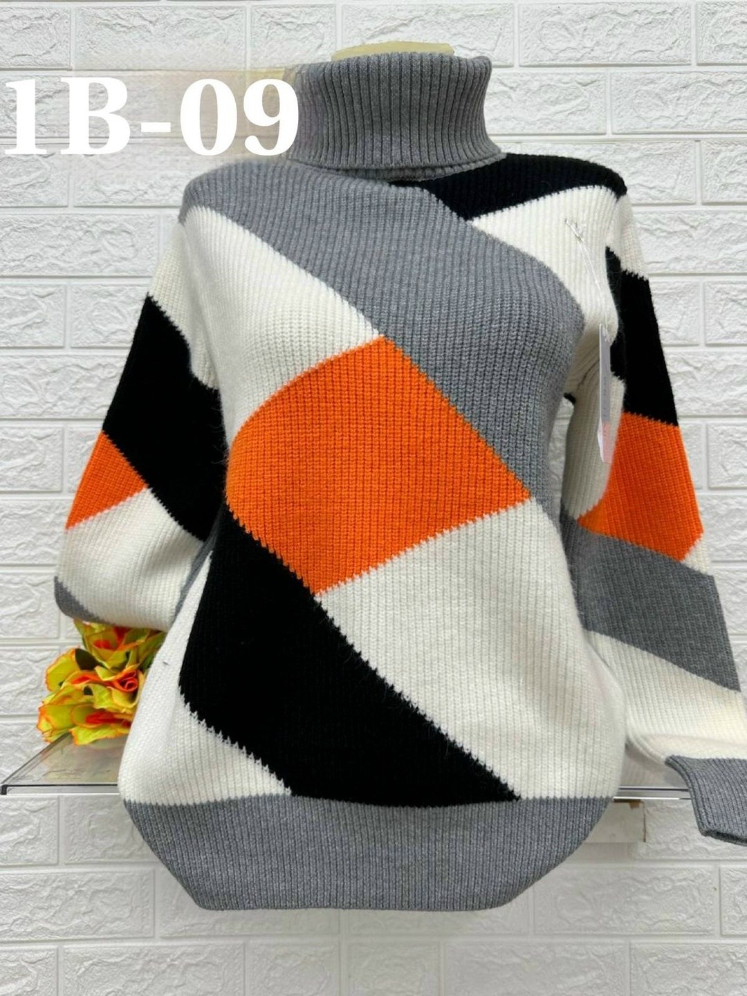 свитер,женская кофта,свитера женские,кофта свитер,свитер вязаный оверсайз с горлом теплый a&p fashion shop