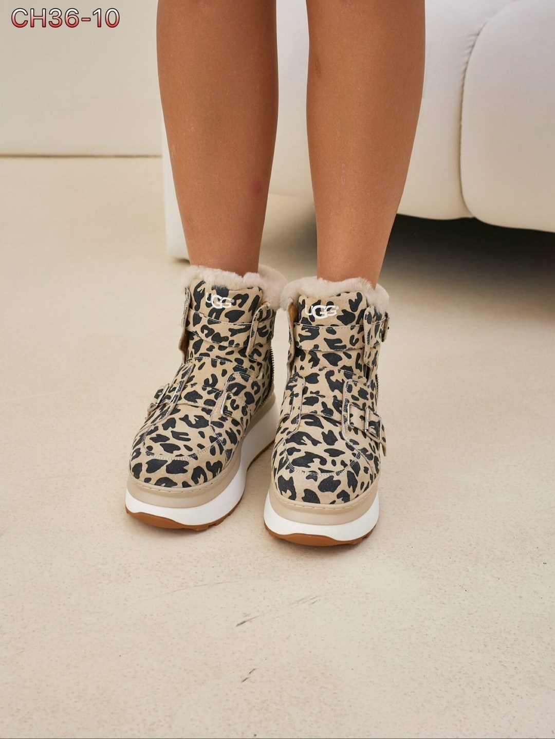 угги женские,,зимние угги на платформе,леопардовые угги,зимние женские угги