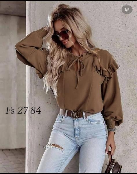 стильная блуза,стильная блузка,женская повседневная блузка,шифоновая блуза,блуза с пышными рукавами