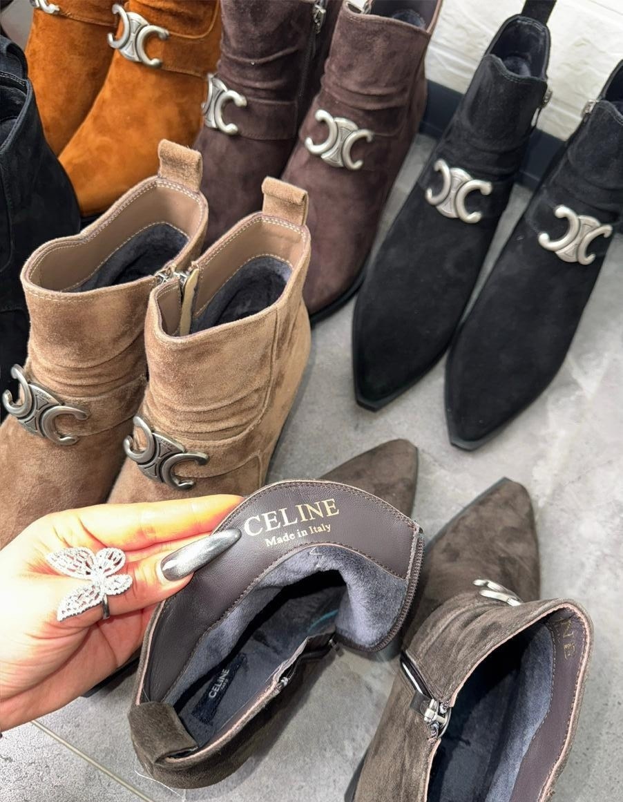 ,сапоги celine,ботинки celine, женская,женские полусапожки