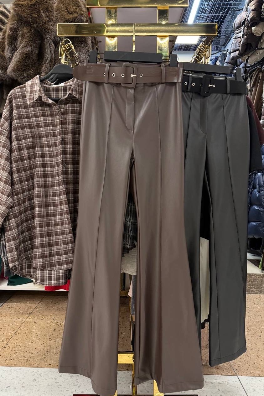 брюк клеш,кожаные брюки-клеш,джинсы брюки,женские брюки,брюки женские кожаные клёш