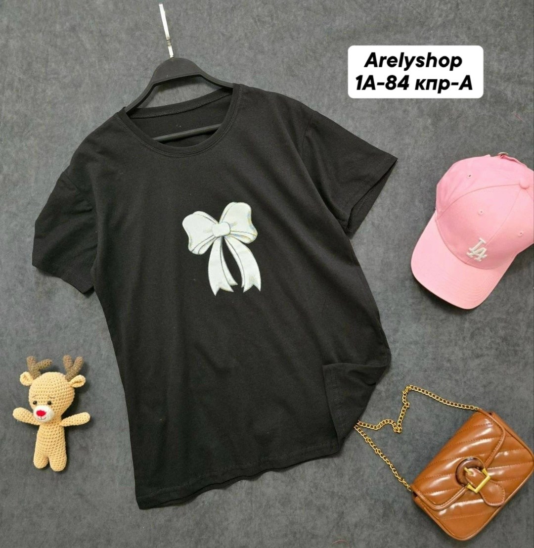женская футболка,футболки с принтом,футболка с бантиками,футболка,футболки и топы