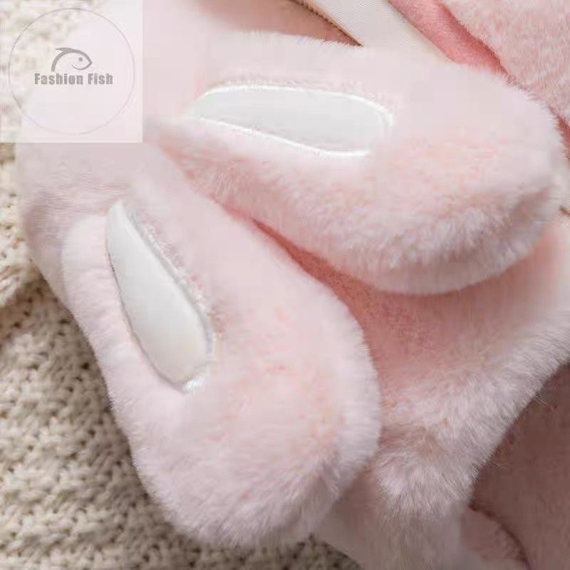 теплые женские плюшевые тапочки с ушками кролика,домашние тапочки женские,тапки с заячьими ушами,домашние тапочки,теплые домашние тапочки