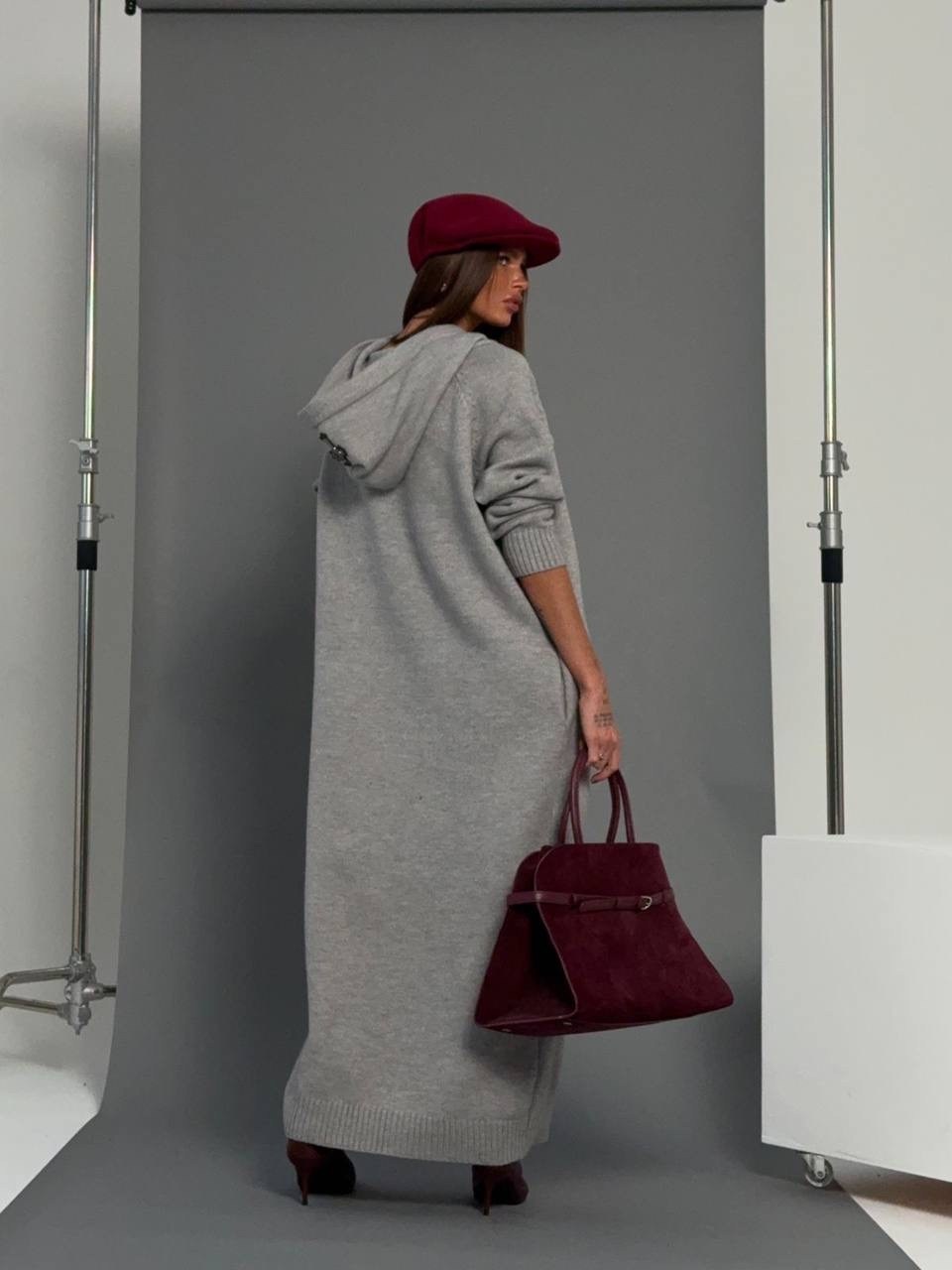 трикотажное платье,оверсайз платье,теплое платье оверсайз,платье теплое,платье серое