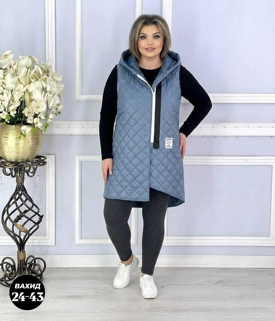 больших размеров,жилет женский удлиненный,жилетка женская,жилет на синтепоне,удлиненный жилет
