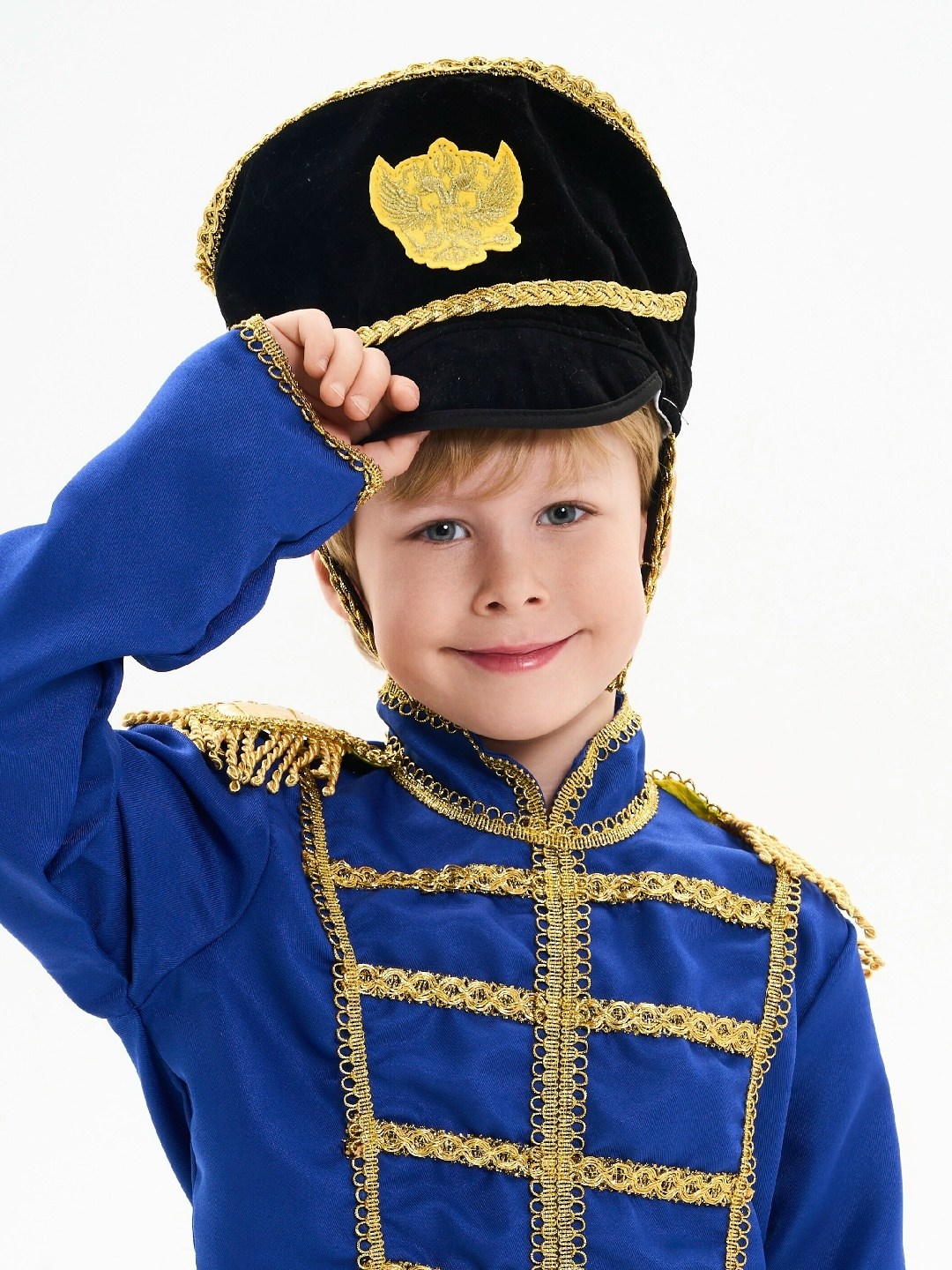 карнавалия гусар костюм,детский костюм гусар с саблей синий,костюм карнавальный гусар,костюм гусара для мальчика,костюм гусар с саблей (синий)