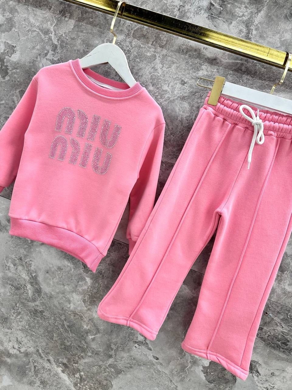 костюм детский (свитшот, брюки) kaftan plushy р.36 (134-140) розовый,костюм детский (свитшот, брюки) kaftan plushy р.30 (98-104) розовый,костюм детский (свитшот, брюки) kaftan plushy розовый,спортивны