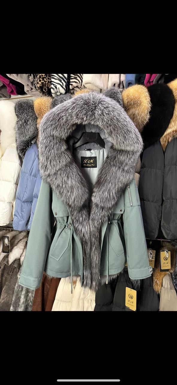 парка с чернобуркой,парка с натуральным мехом,парки с чернобуркой,парка с мехом чернобурки,парка женская с натуральным мехом