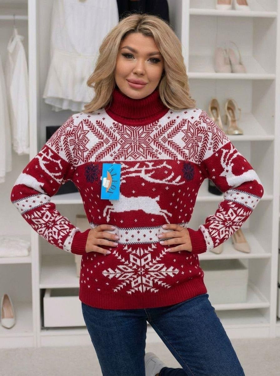 женский свитер,свитер с оленями,джемпер с оленями,кофта свитер,женский свитер с оленями