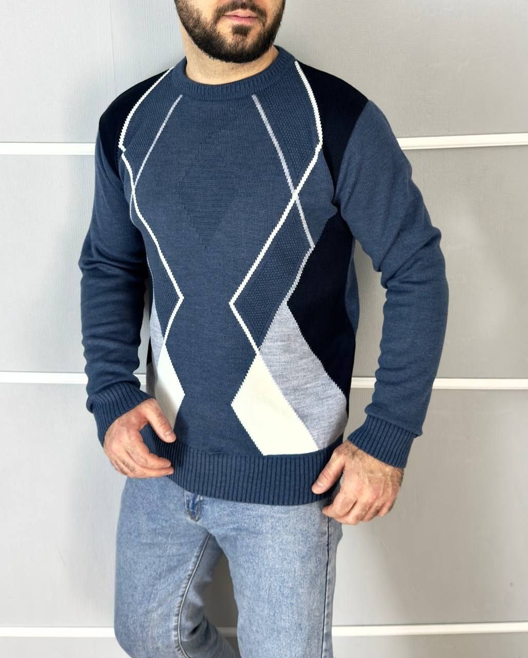 мужской джемпер,свитер джемпер,кофта голубая,кофта свитер,свитер