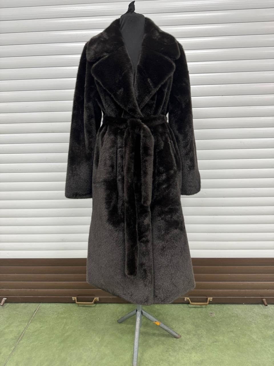 шуба,шуба женская,искусственная шуба под норку,женская черная шуба,норковая шуба