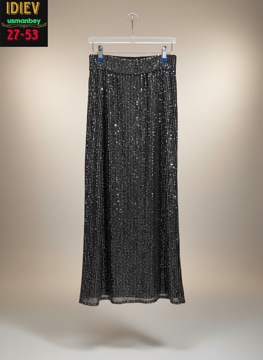 юбка длинная с пайетками,макси юбка с пайетками,юбка блестящая с пайетками длинная emberens,юбка женская с пайетками,блестящая юбка