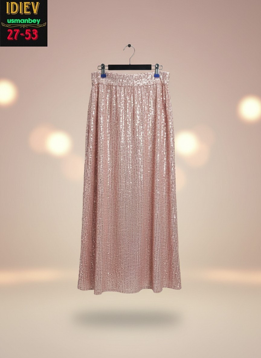 юбка длинная с пайетками,макси юбка с пайетками,юбка блестящая с пайетками длинная emberens,юбка женская с пайетками,блестящая юбка