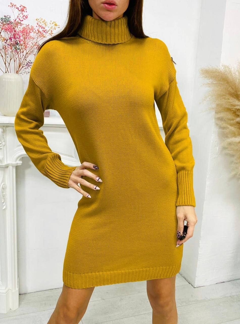 женское тёплое вязаное платье,платье вязаное,вязаное платье свитер,платье туника вязаное теплое,платье теплое вязаное с воротником