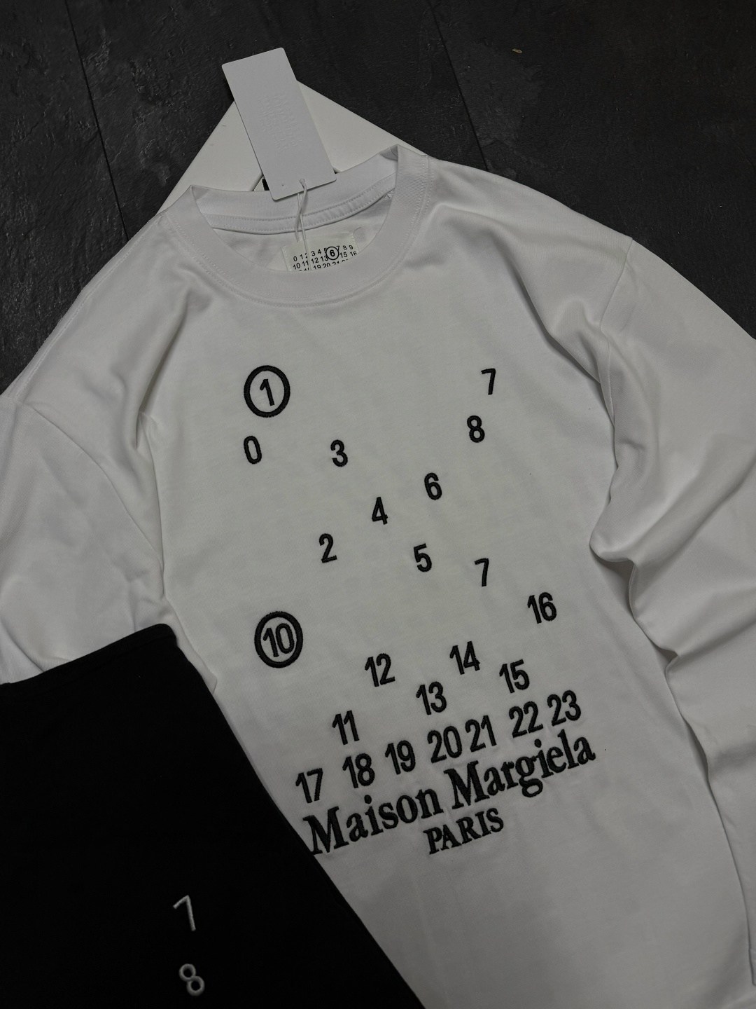 лонгслив оверсайз с принтом maison margiela,толстовка,толстовка мужской,свитшот,свитшот мужская