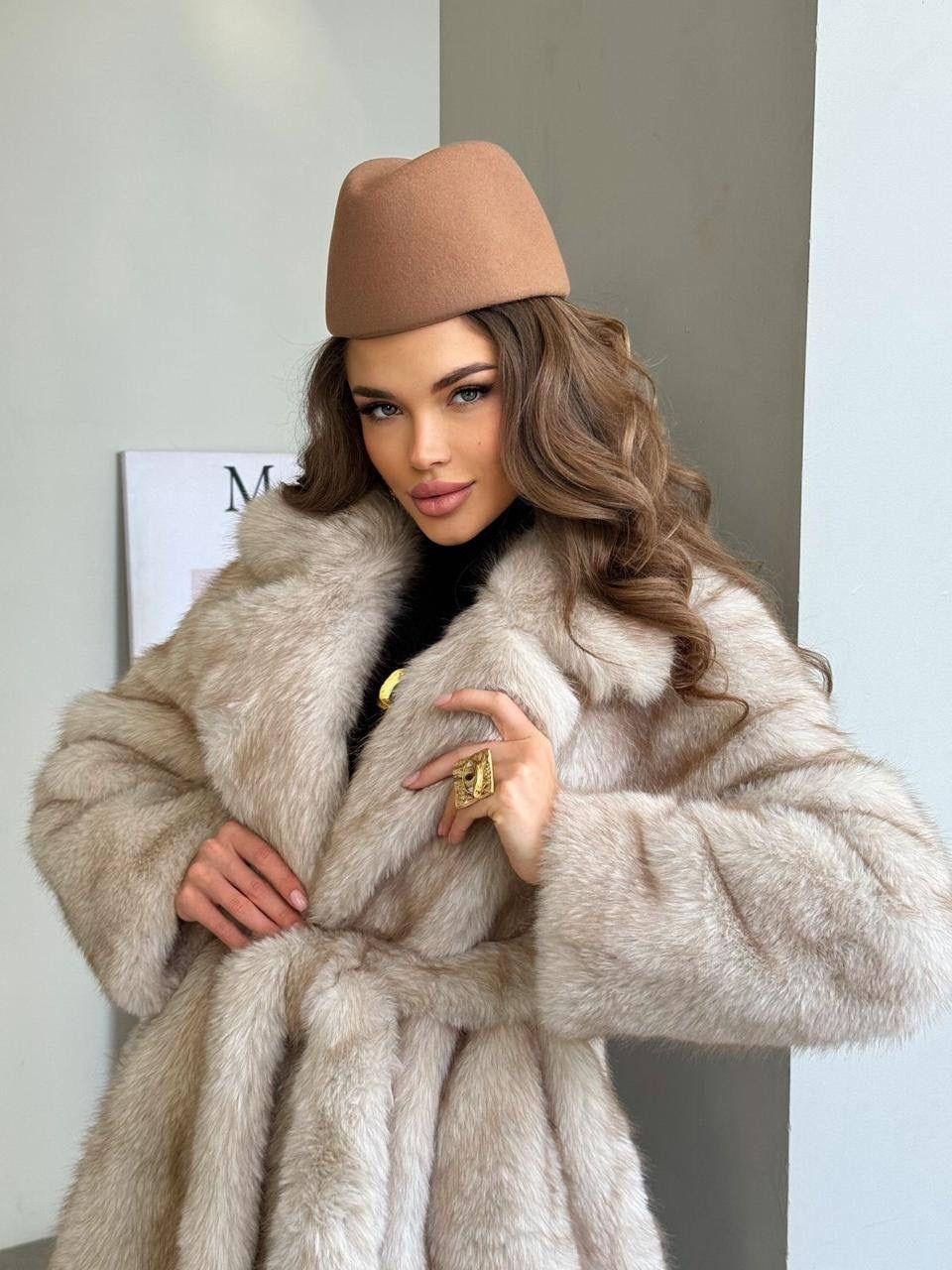 длинная бежевая шуба из эко-меха,шуба из экомеха,искусственная шуба,шубка,шуба из эко меха