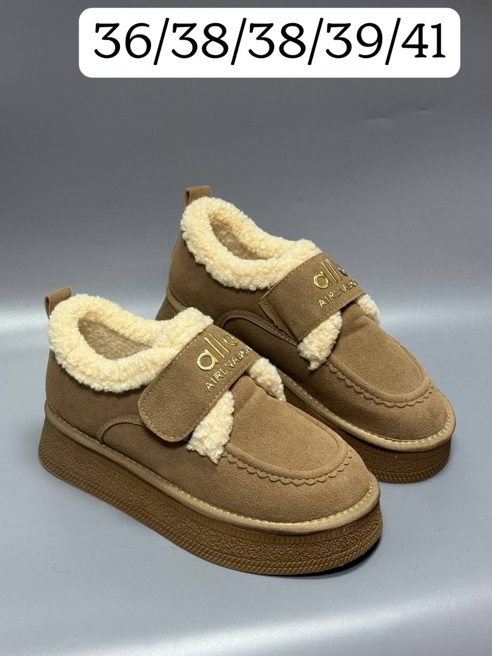 ,меховые замшевые туфли на плоской подошве на платформе, женская,повседневная ,угги замш