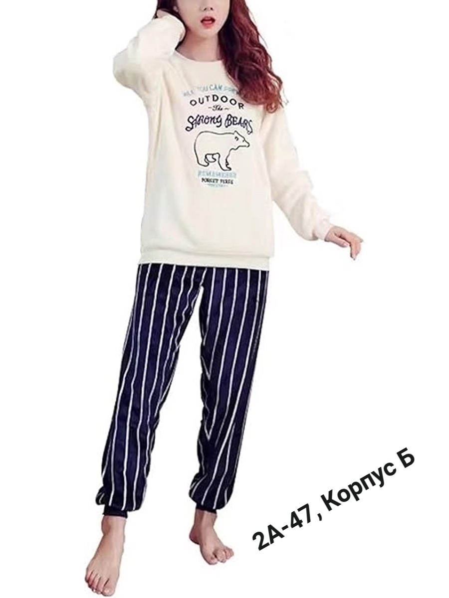 пижама женская теплая плюшевая,пижама женская теплая,комплект женской пижамы,корейские пижамы для девушек,зимняя пижама