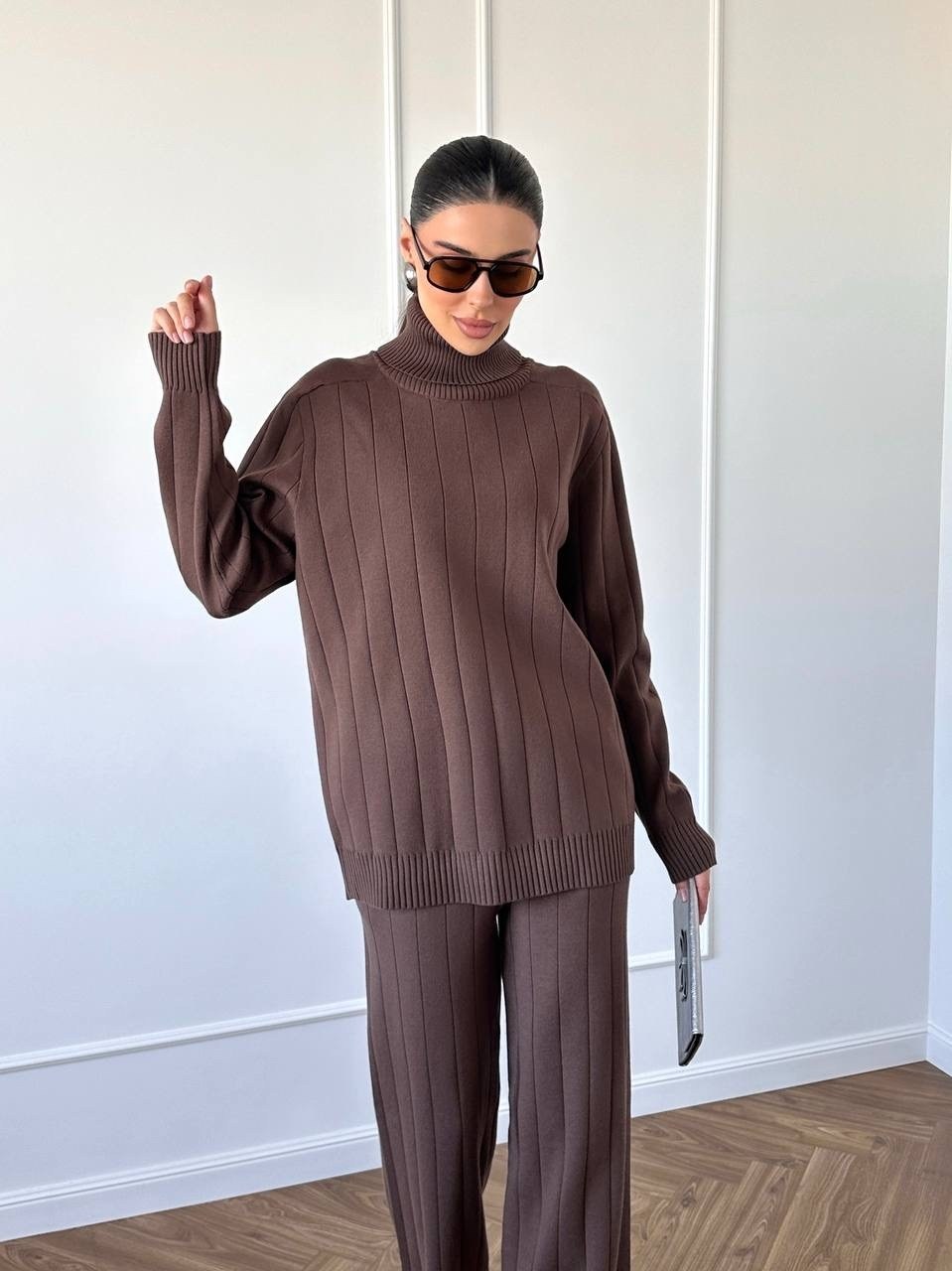 костюм со свитером,брючный костюм,костюмы трикотажные,брючный костюм лапша женский,костюм лапша