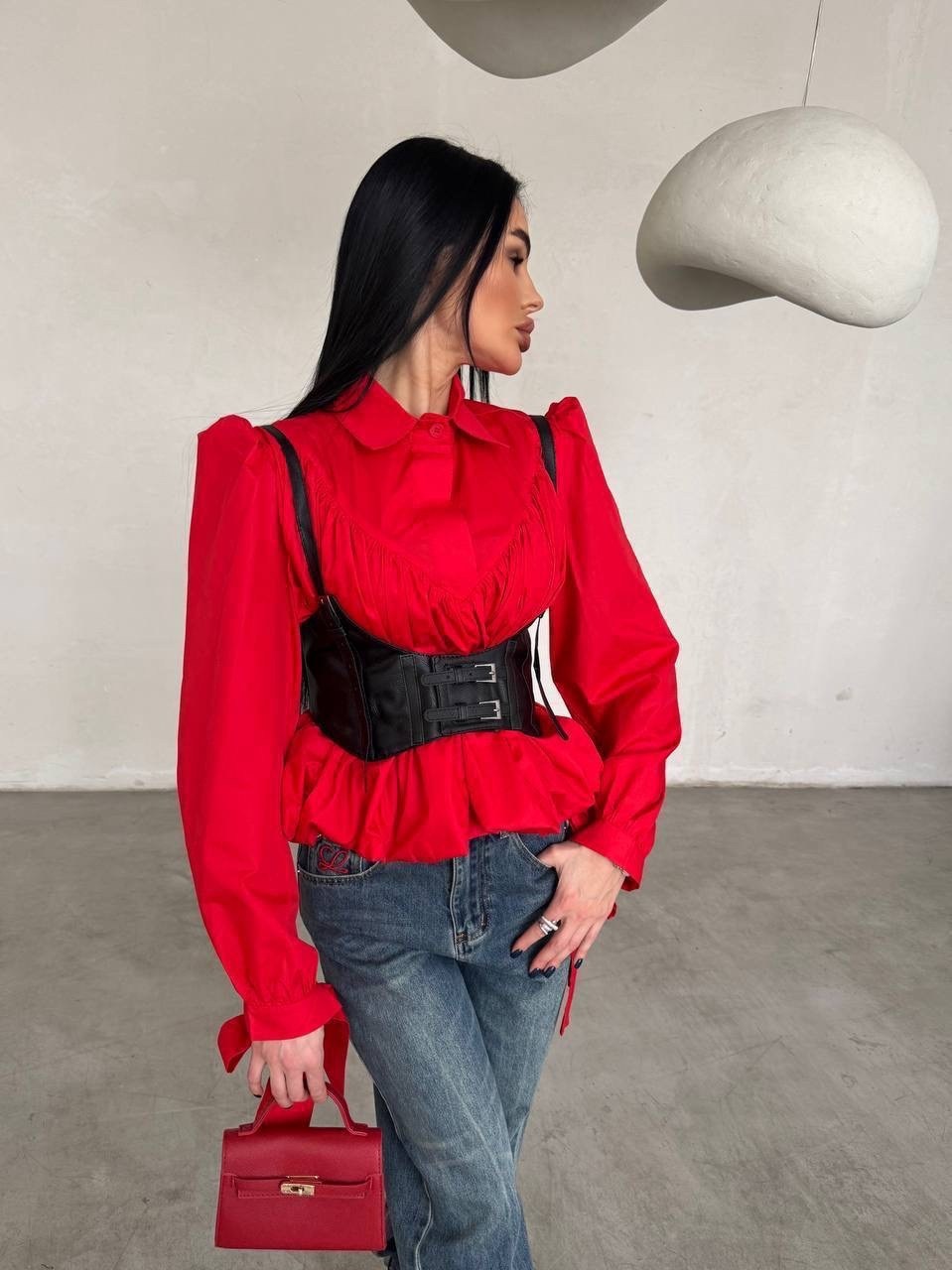 модные наряды,блуза с объемными рукавами,рубашка с корсетом,мода модная