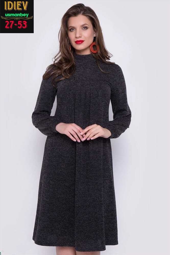 платье cвободного кроя,платье из трикотажа,трикотажное платье,женская платье,платье длинные рукава