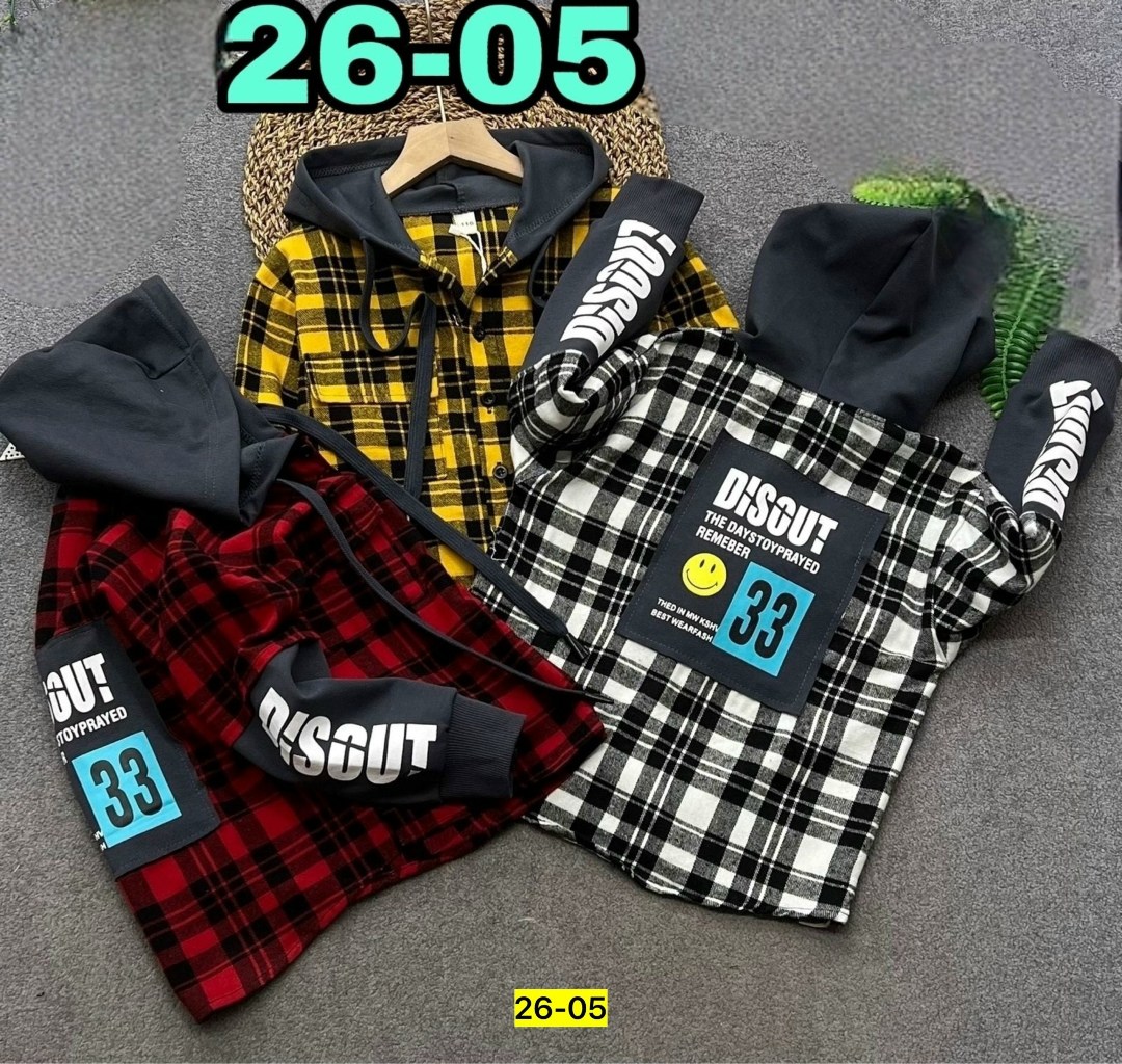 рубашка в клетку с капюшоном,рубашка с капюшоном,рубашка для мальчиков, ,рубашка в клетку с капюшоном для мальчика