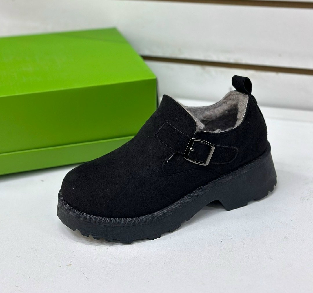 , женская,ботинки замш,мокасины замша,меховые замшевые туфли на плоской подошве на платформе