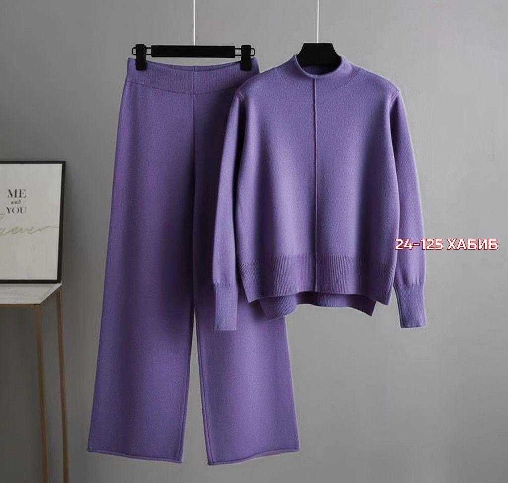 свитер с широкими штанинами,трикотажные костюмы,трикотажные костюмы женские,повседневный трикотажный костюм,женский трикотажный костюм из двух предметов