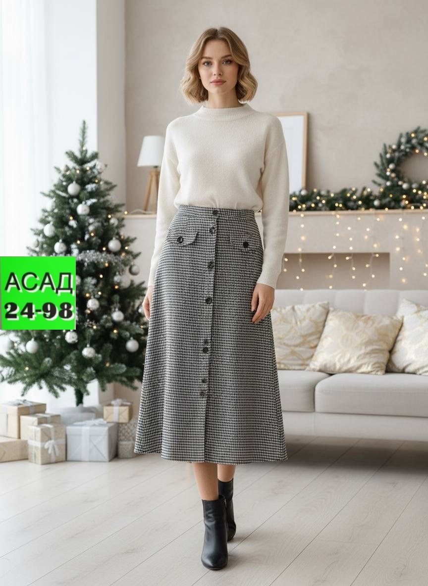 юбка миди,юбка,серая юбка,юбка женская,теплая юбка