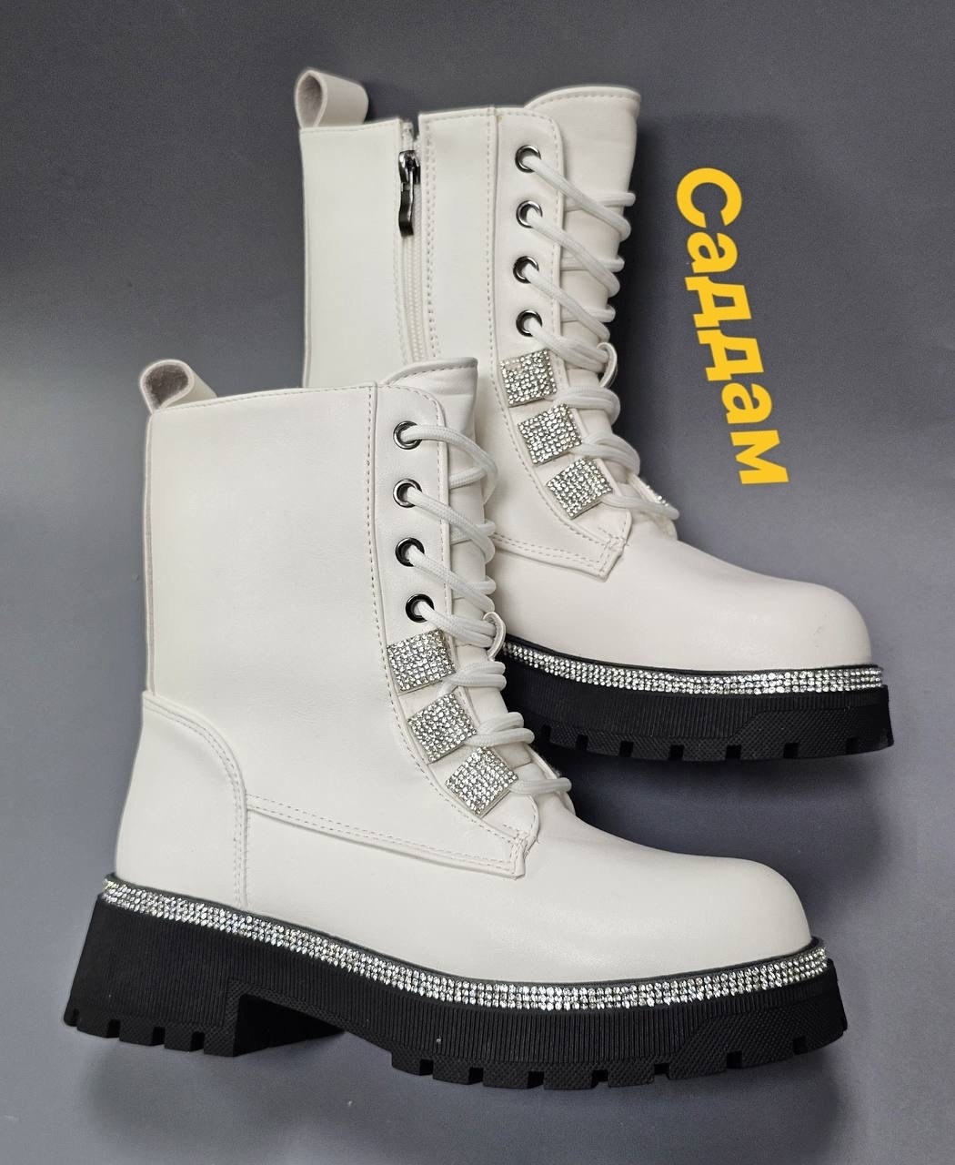 ботинки женские,,зимняя женская ,ботинки,ботинки белые женские