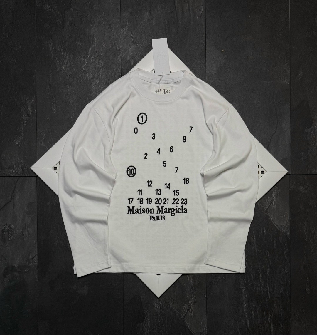 лонгслив оверсайз с принтом maison margiela,толстовка,толстовка мужской,свитшот,свитшот мужская