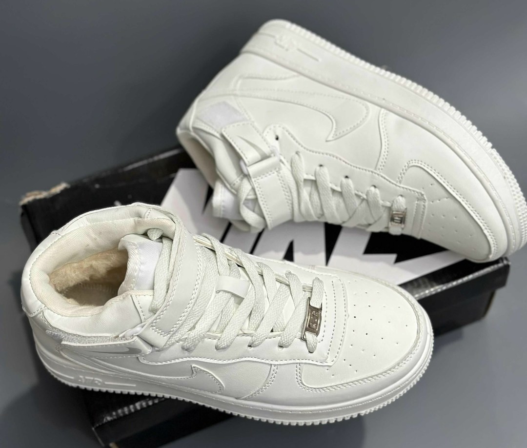 кросcовки nike air force 1,nike air force 1 mid (white),nike air force 1 mid,nike air force 1,зимние кроссовки nike air force